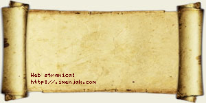 Nina Strinić vizit kartica